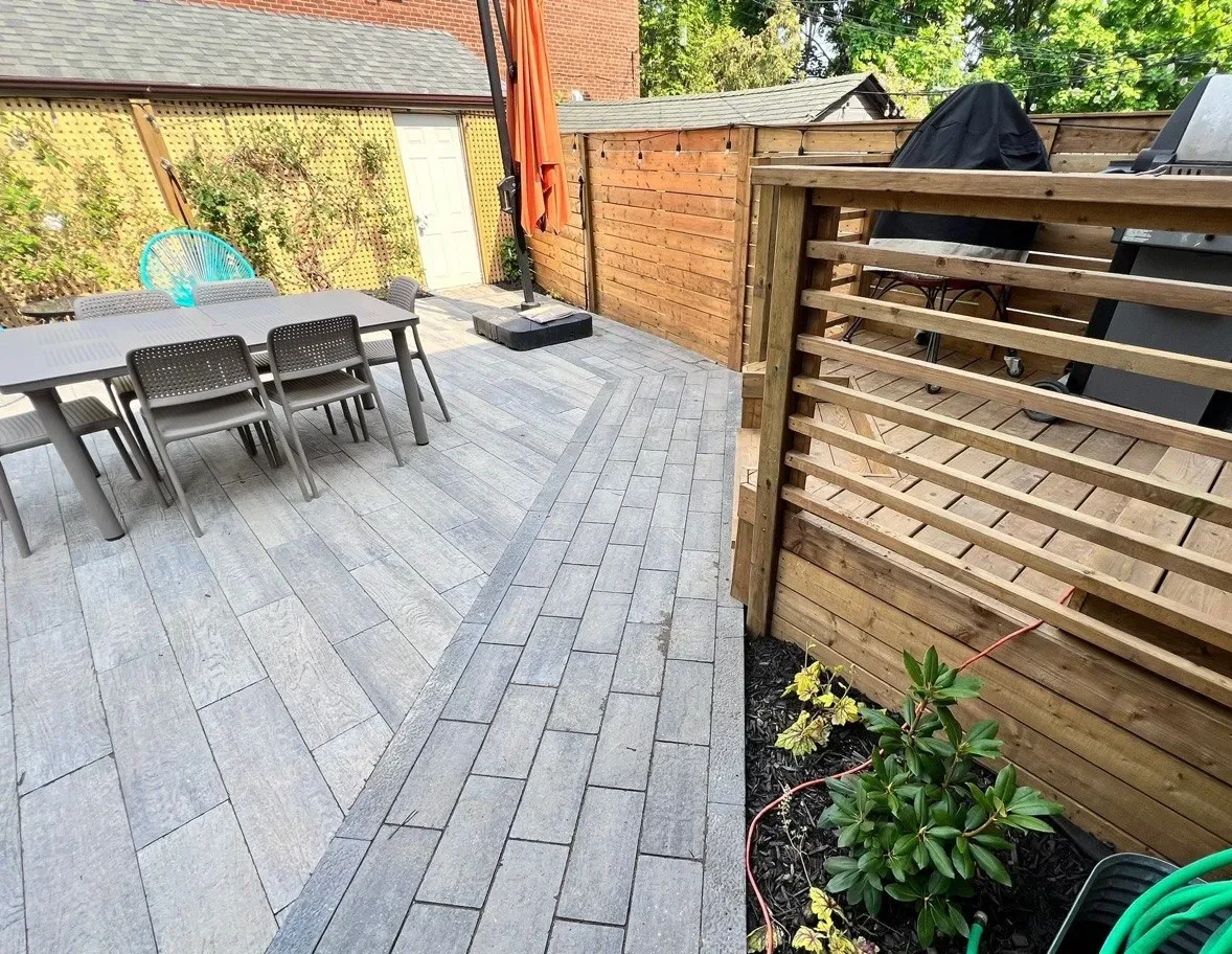 Patio and walkway work